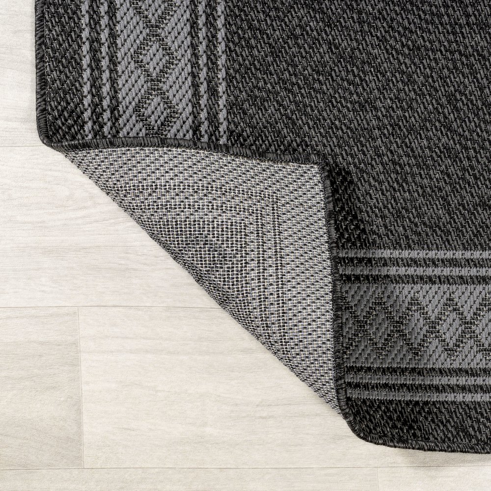 Lucia Classic Diamond Border Indoor/Outdoor Area Rug. Picture 3