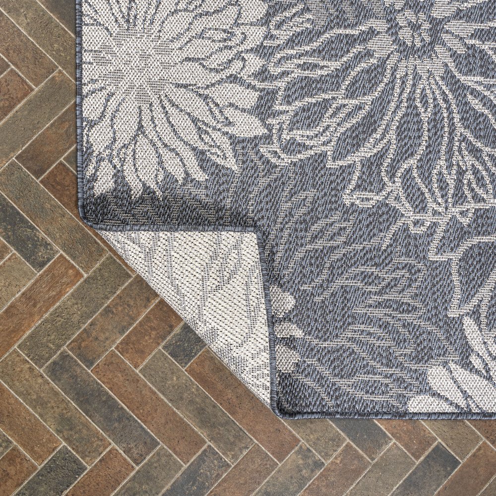 Bahamas Modern All Over Floral Indoor/Outdoor Area Rug. Picture 3