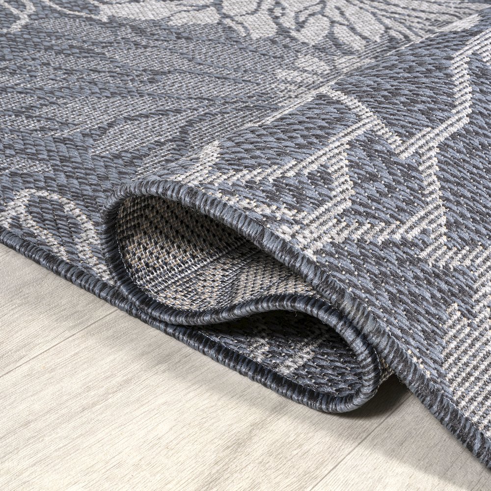 Bahamas Modern All Over Floral Indoor/Outdoor Area Rug. Picture 6