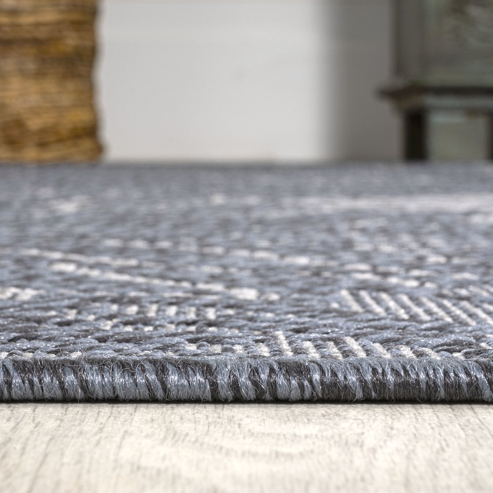 Bahamas Modern All Over Floral Indoor/Outdoor Area Rug. Picture 9