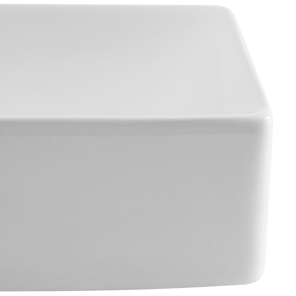 Felix 15 in. W x 8.5 in. D Wall Mounted Rectangular Ceramic Space-Saving Mini. Picture 4