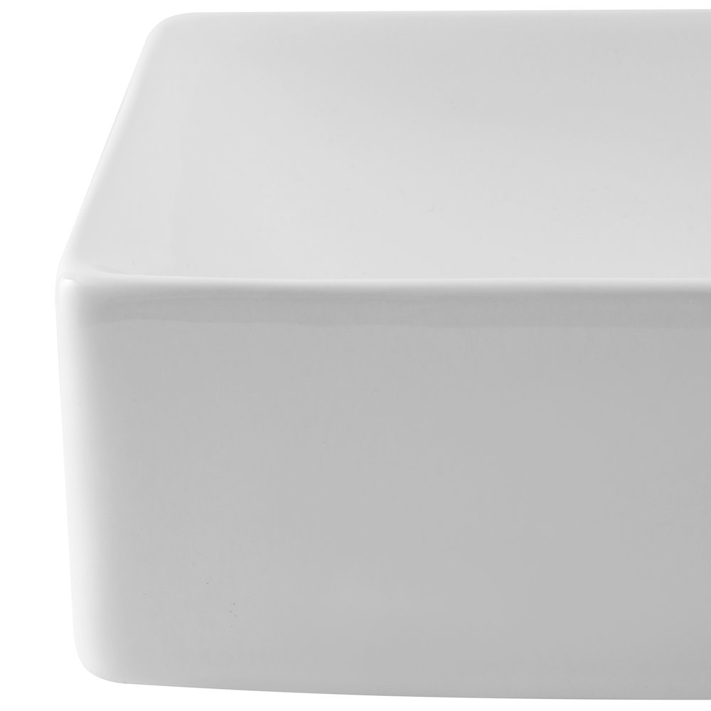 Felix 15 in. W x 8.5 in. D Wall Mounted Rectangular Ceramic Space-Saving Mini. Picture 4