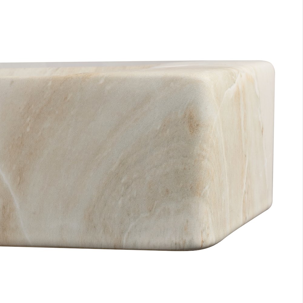 Felix 15 in. W x 8.5 in. D Wall Mounted Rectangular Ceramic Mini Bathroom Sink. Picture 4