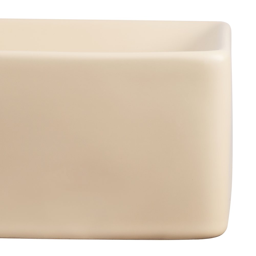 Felix 15 in. W x 8.5 in. D Wall Mounted Rectangular Ceramic Space-Saving Mini. Picture 4