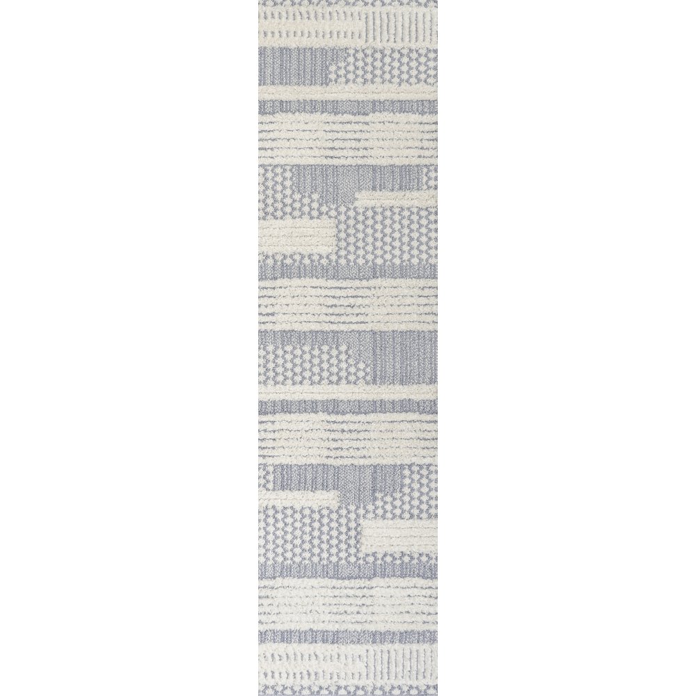 Kerstin Geometric High-Low Area Rug. Picture 1