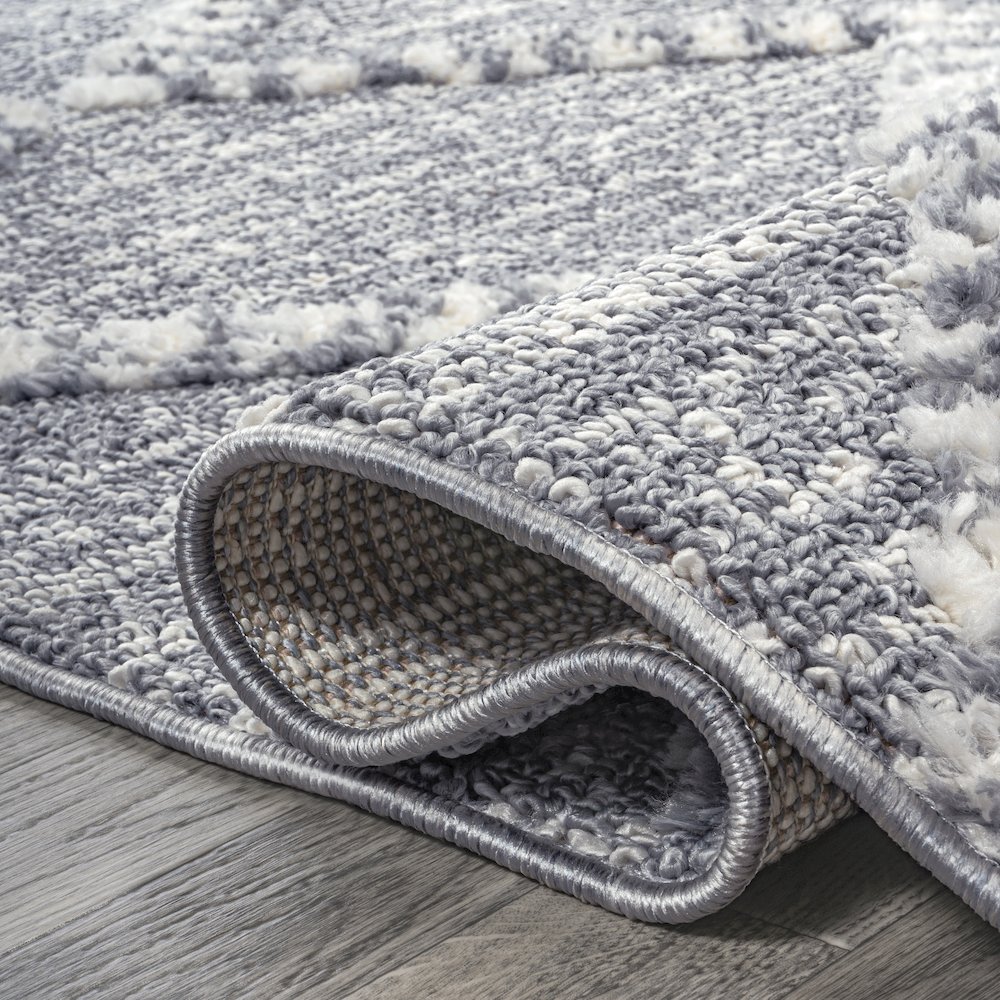 Sofie Moroccan Trellis High-Low Area Rug. Picture 6