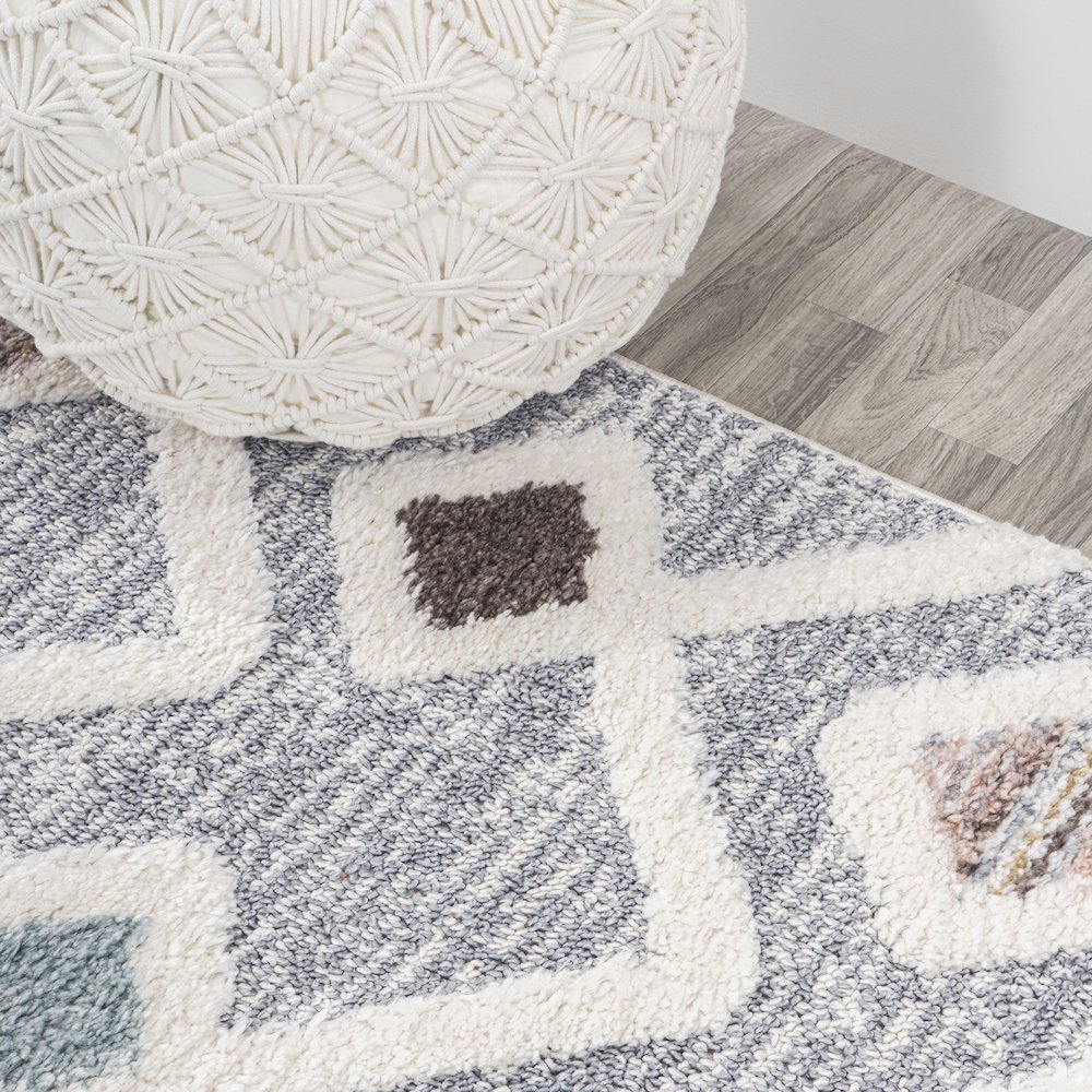 Monique Trellis High-Low Area Rug. Picture 4
