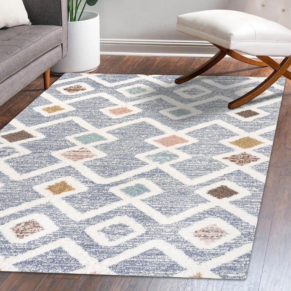 Monique Trellis High-Low Area Rug. Picture 10