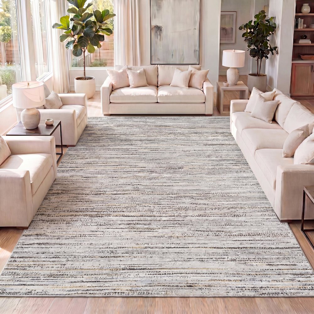 Loom Modern Strie Area Rug. Picture 12