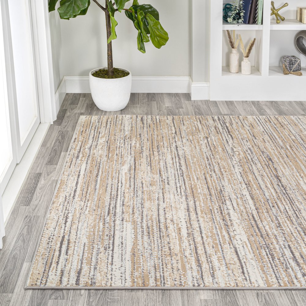 Loom Modern Strie Area Rug. Picture 3