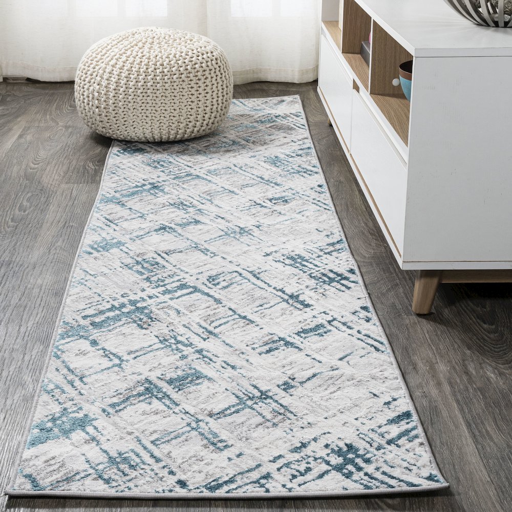 Slant Modern Abstract Area Rug. Picture 2