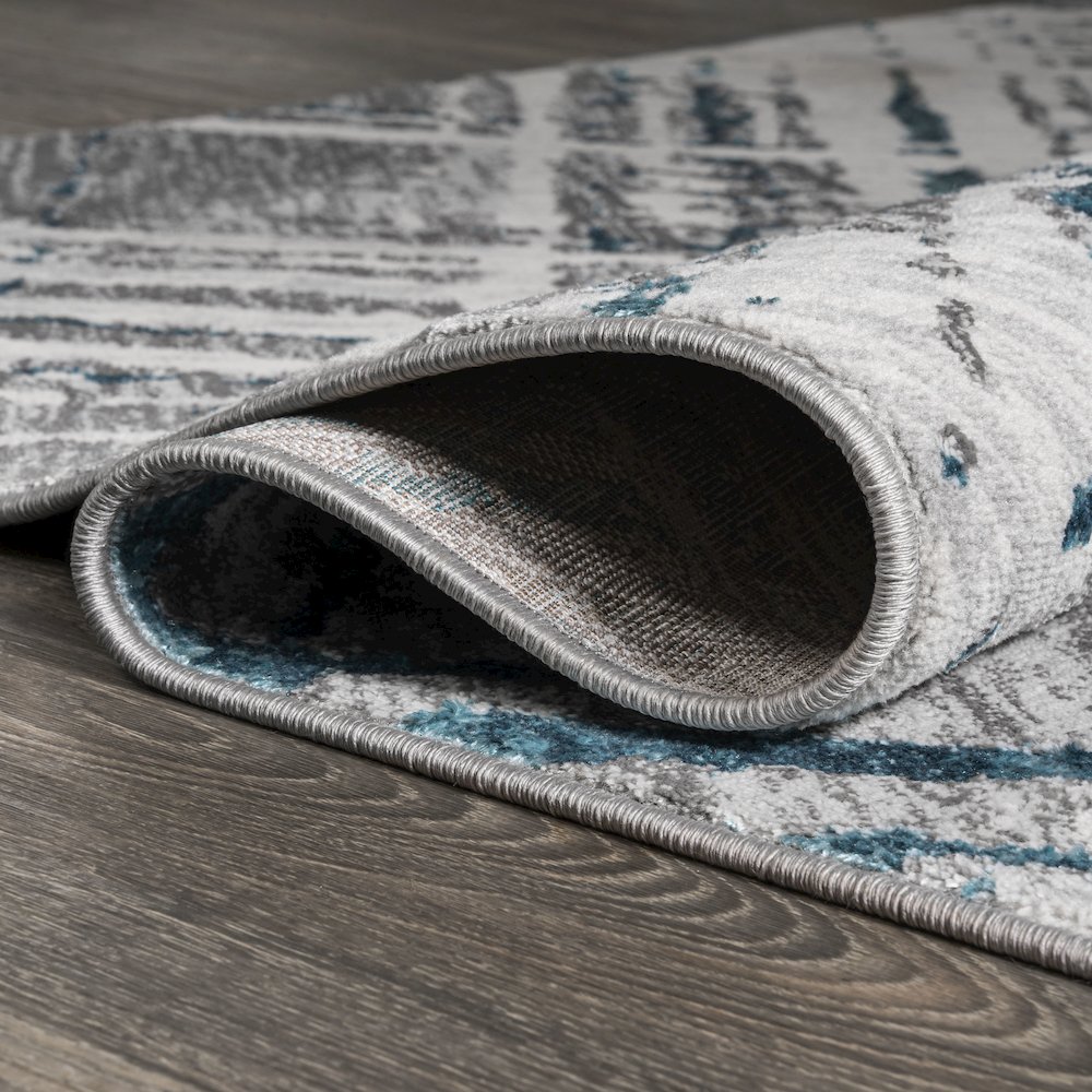 Slant Modern Abstract Area Rug. Picture 8
