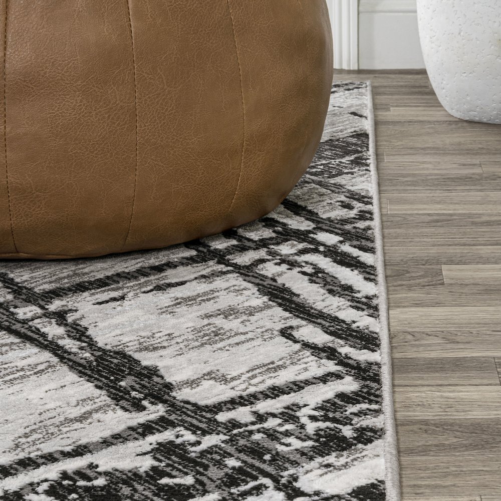 Slant Modern Abstract Area Rug. Picture 7