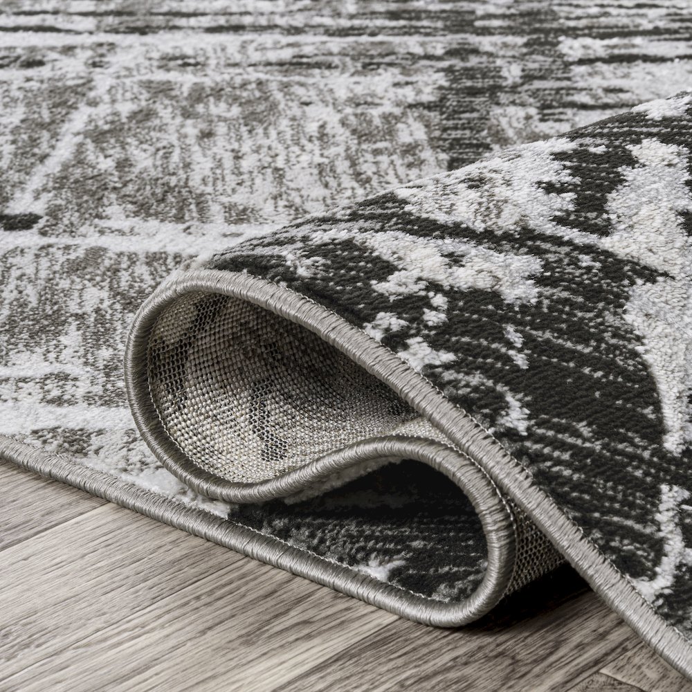 Slant Modern Abstract Area Rug. Picture 9