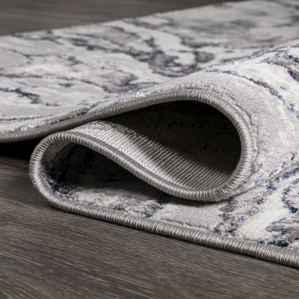 Swirl Marbled Abstract Area Rug. Picture 8