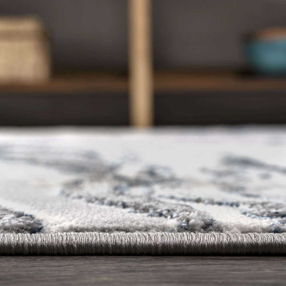 Swirl Marbled Abstract Area Rug. Picture 9