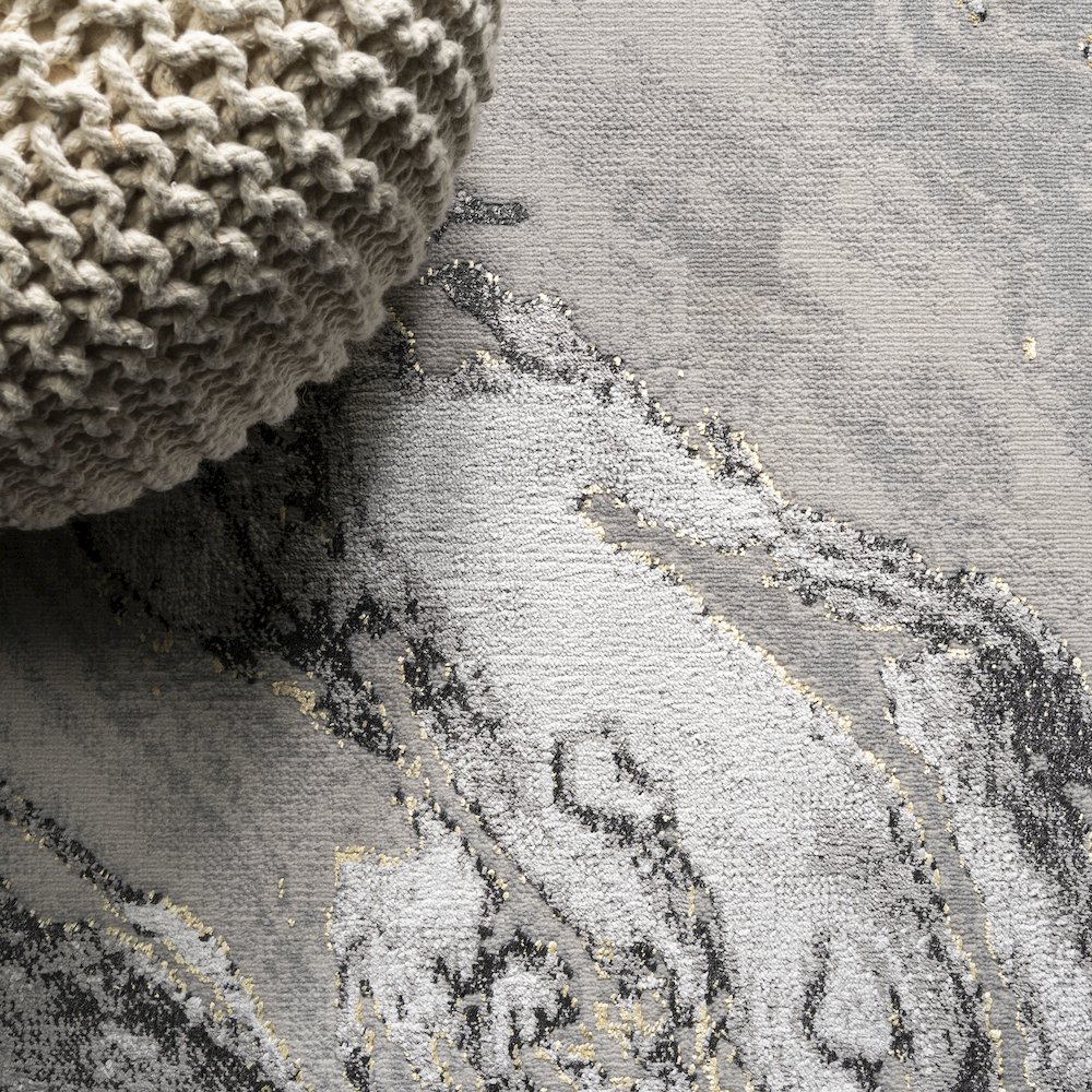 Swirl Marbled Abstract Area Rug. Picture 4