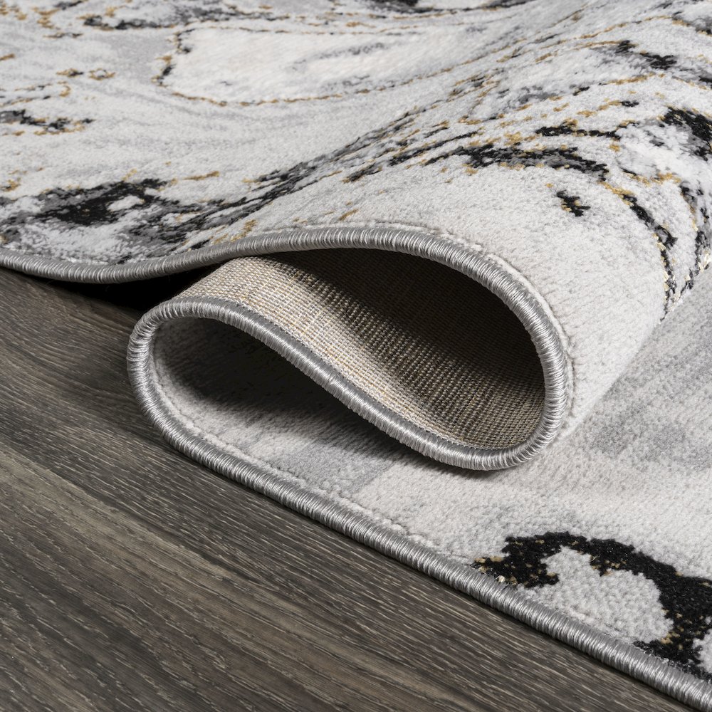 Swirl Marbled Abstract Area Rug. Picture 8