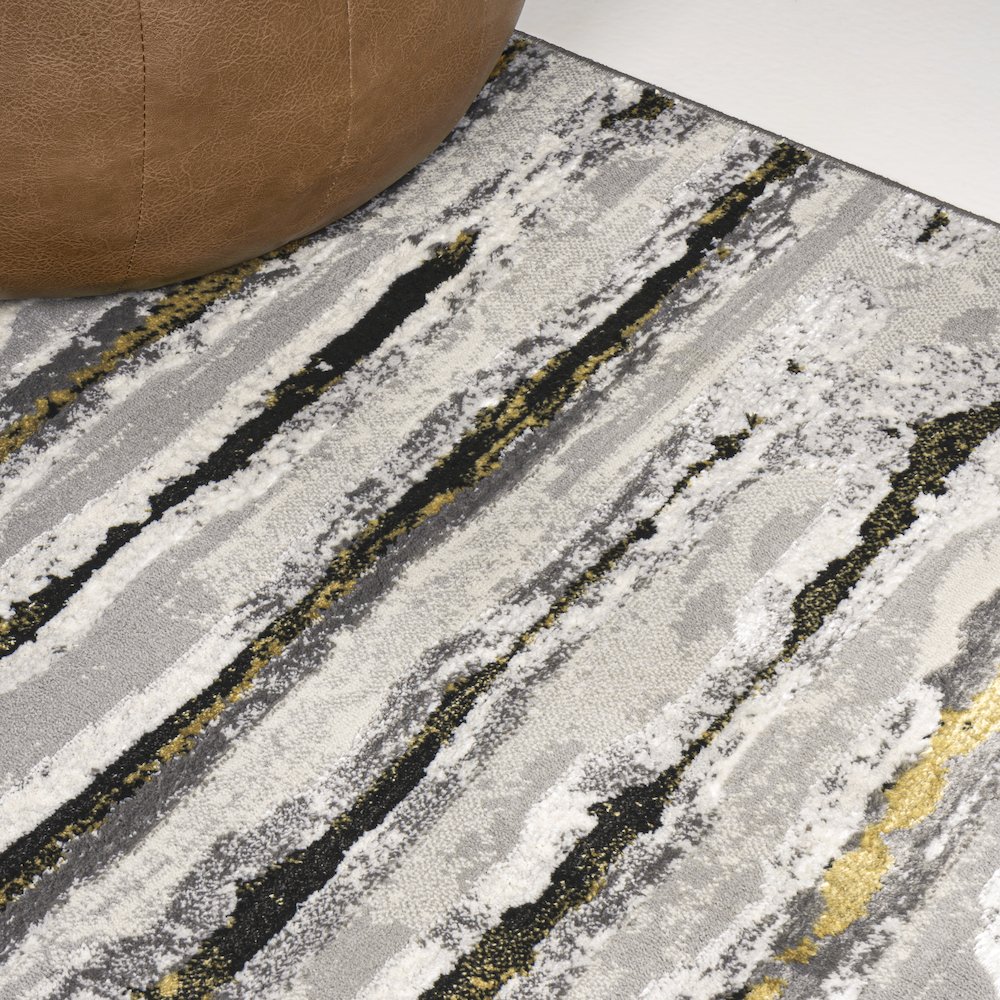 Batten Modern Stripe Area Rug. Picture 4