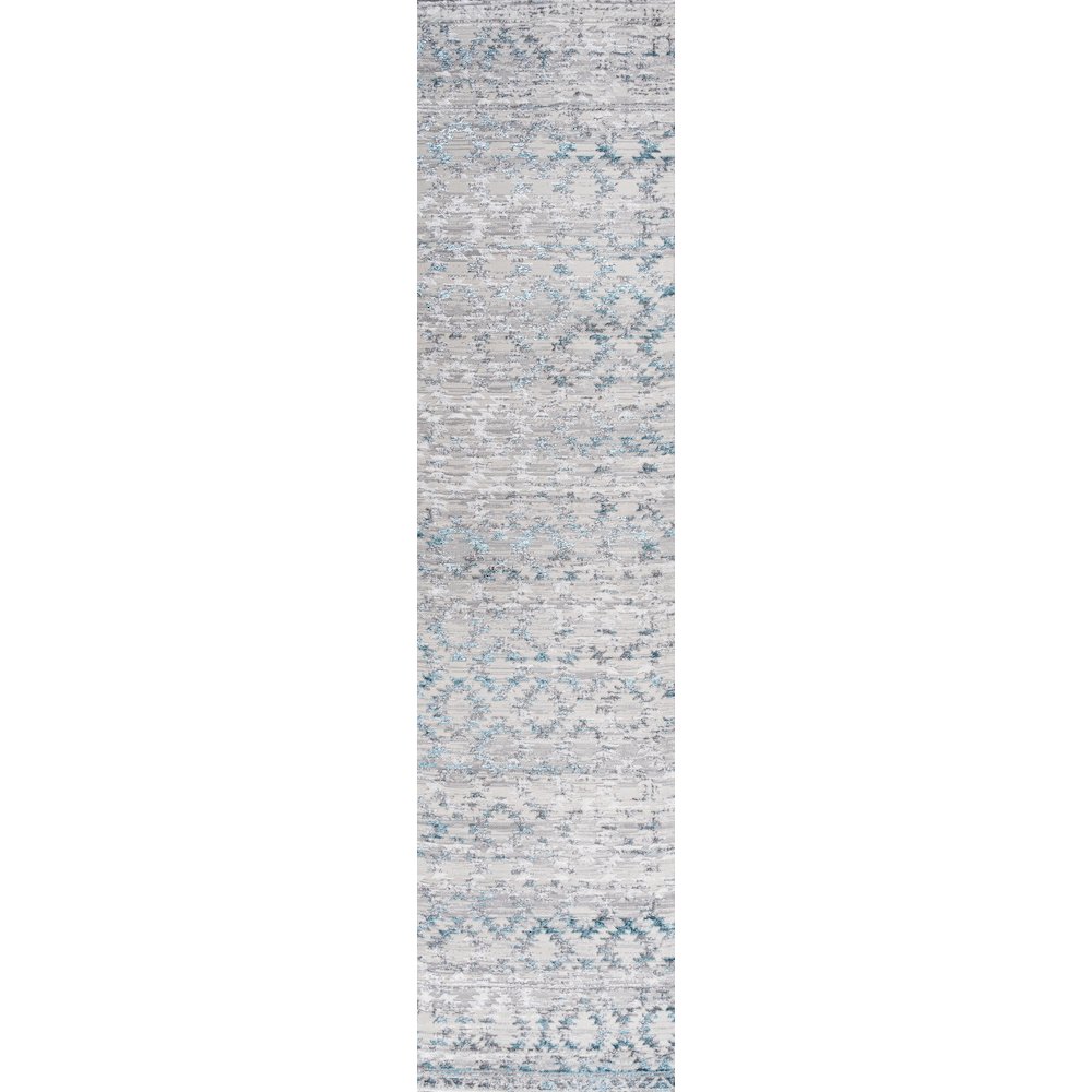 Ancient Faded Trellis Area Rug. Picture 1