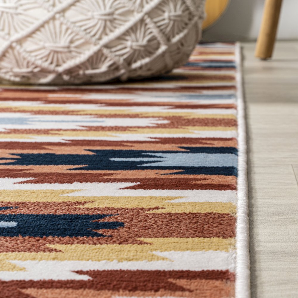 Konya Diamond Kilim Geometric Area Rug. Picture 8