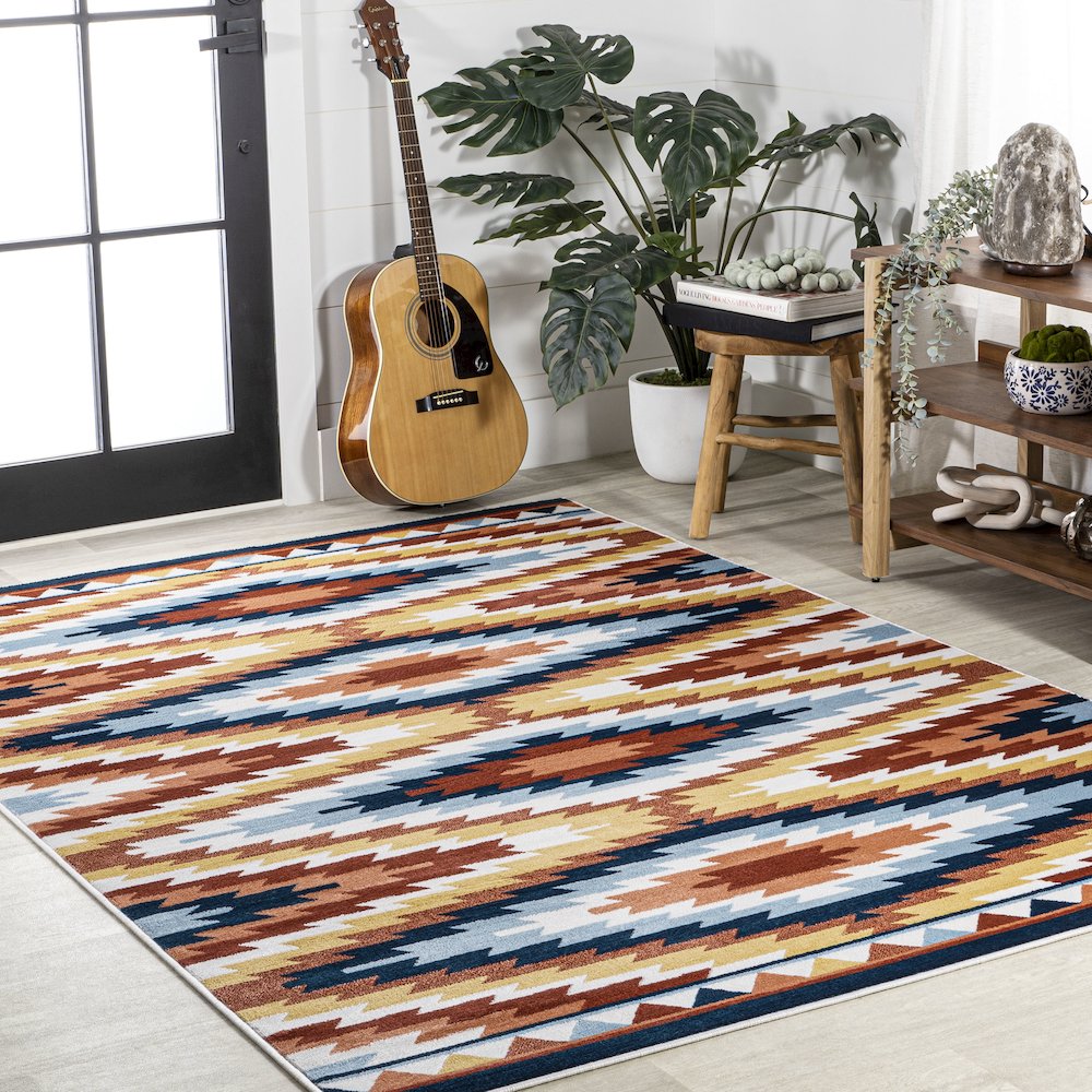 Konya Diamond Kilim Geometric Area Rug. Picture 5