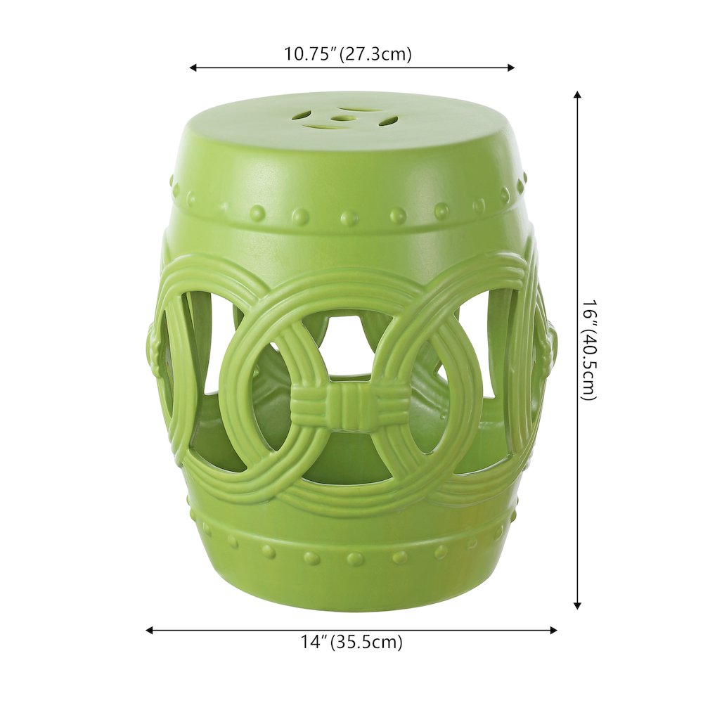 Lucky Chinese Ceramic Drum Garden Stool. Picture 4