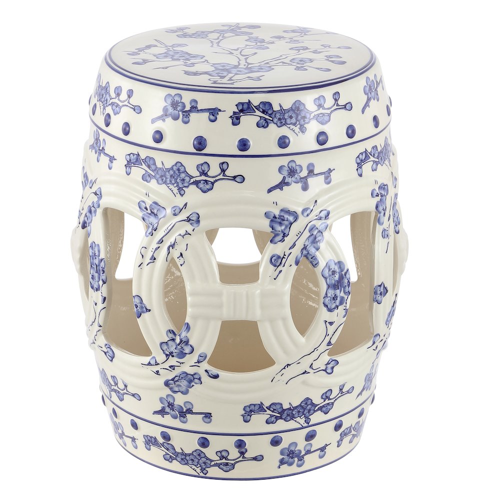 Lucky Chinese Ceramic Drum Garden Stool. Picture 1