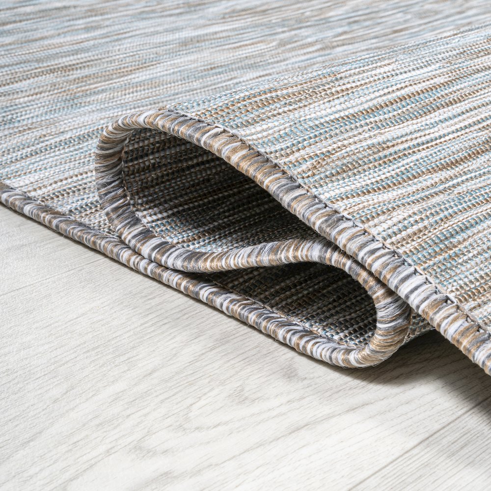 Ethan Modern Flatweave Solid Area Rug. Picture 6