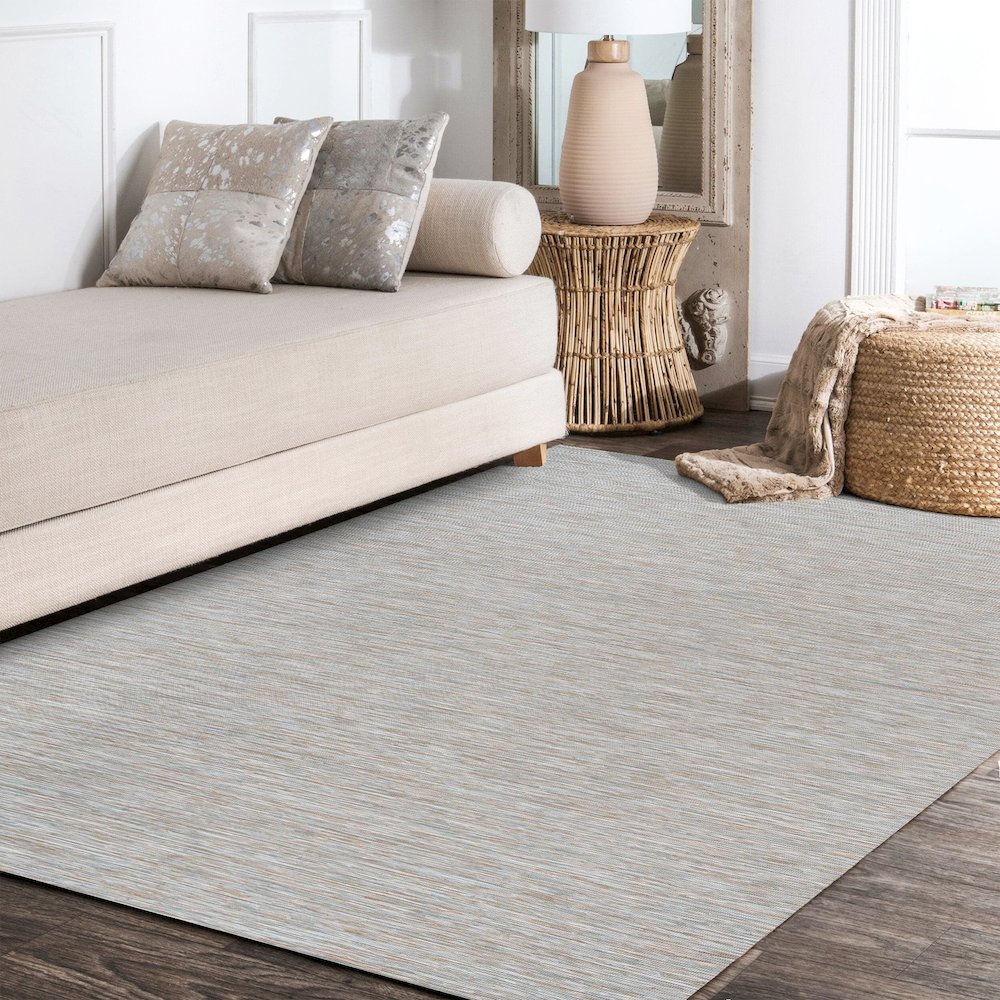 Ethan Modern Flatweave Solid Area Rug. Picture 17