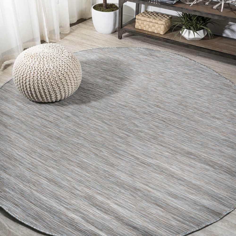 Ethan Modern Flatweave Solid Area Rug. Picture 2