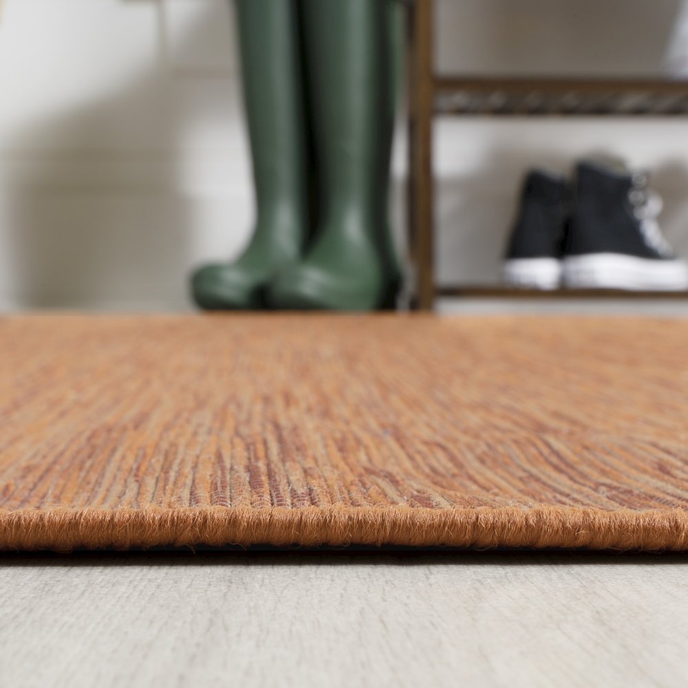 Ethan Modern Flatweave Solid Area Rug. Picture 11