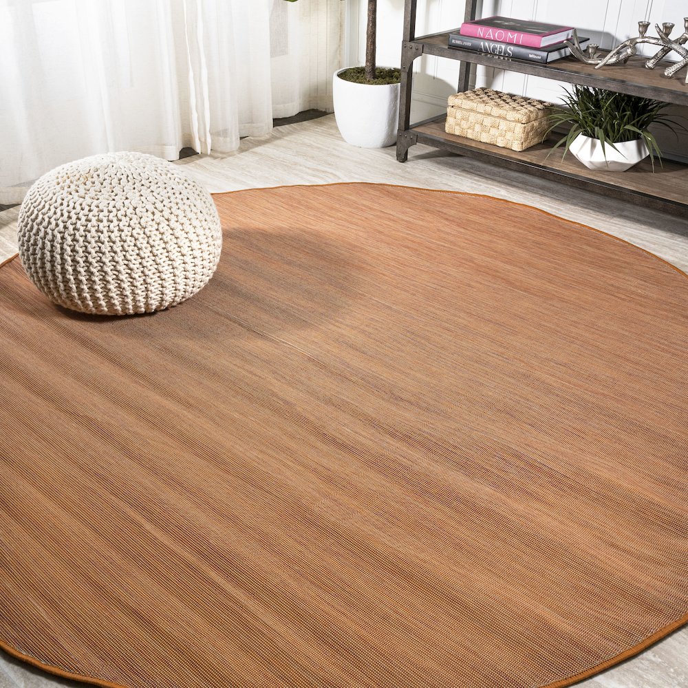 Ethan Modern Flatweave Solid Area Rug. Picture 2