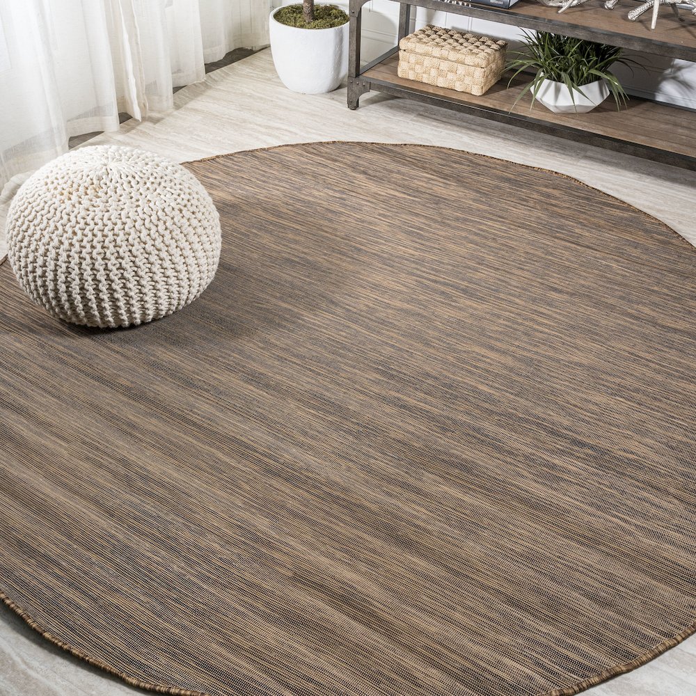 Ethan Modern Flatweave Solid Area Rug. Picture 2