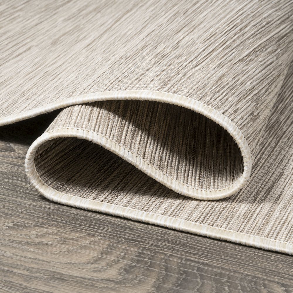 Ethan Modern Flatweave Solid Area Rug. Picture 8