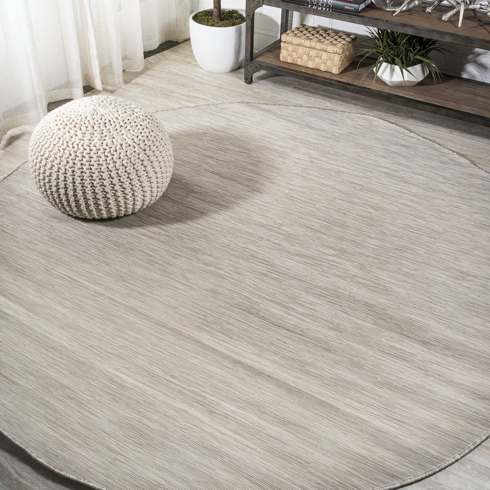 Ethan Modern Flatweave Solid Area Rug. Picture 2