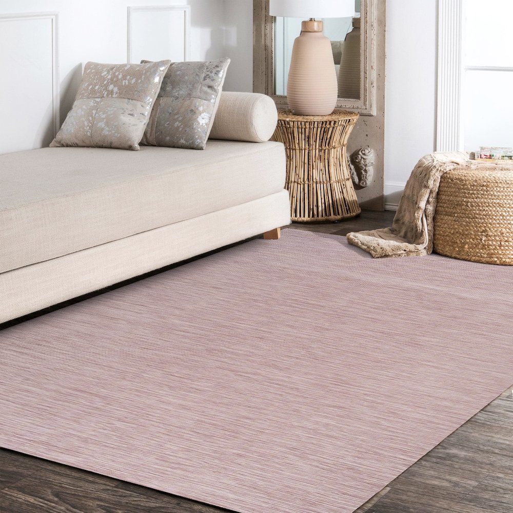 Ethan Modern Flatweave Solid Area Rug. Picture 17