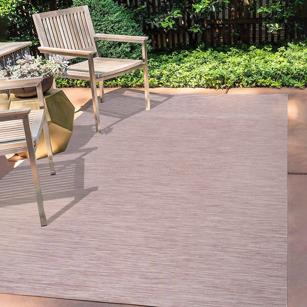 Ethan Modern Flatweave Solid Area Rug. Picture 6