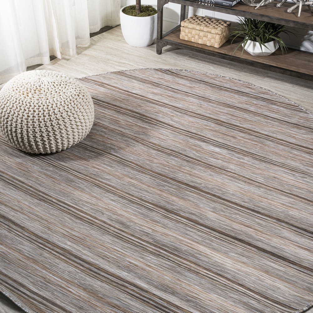 Bo Modern Farmhouse Wide Stripe Area Rug. Picture 2