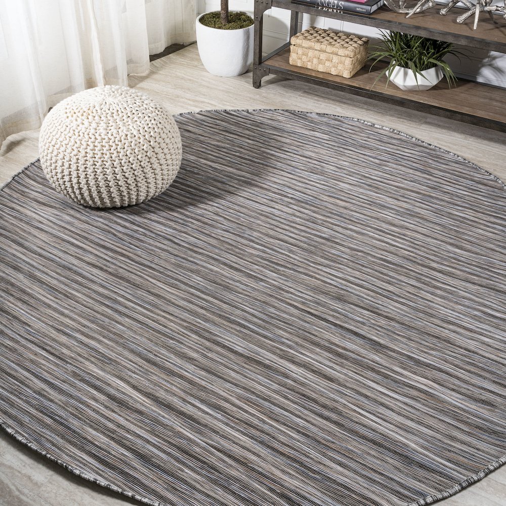 Finn Modern Farmhouse Pinstripe Area Rug. Picture 2