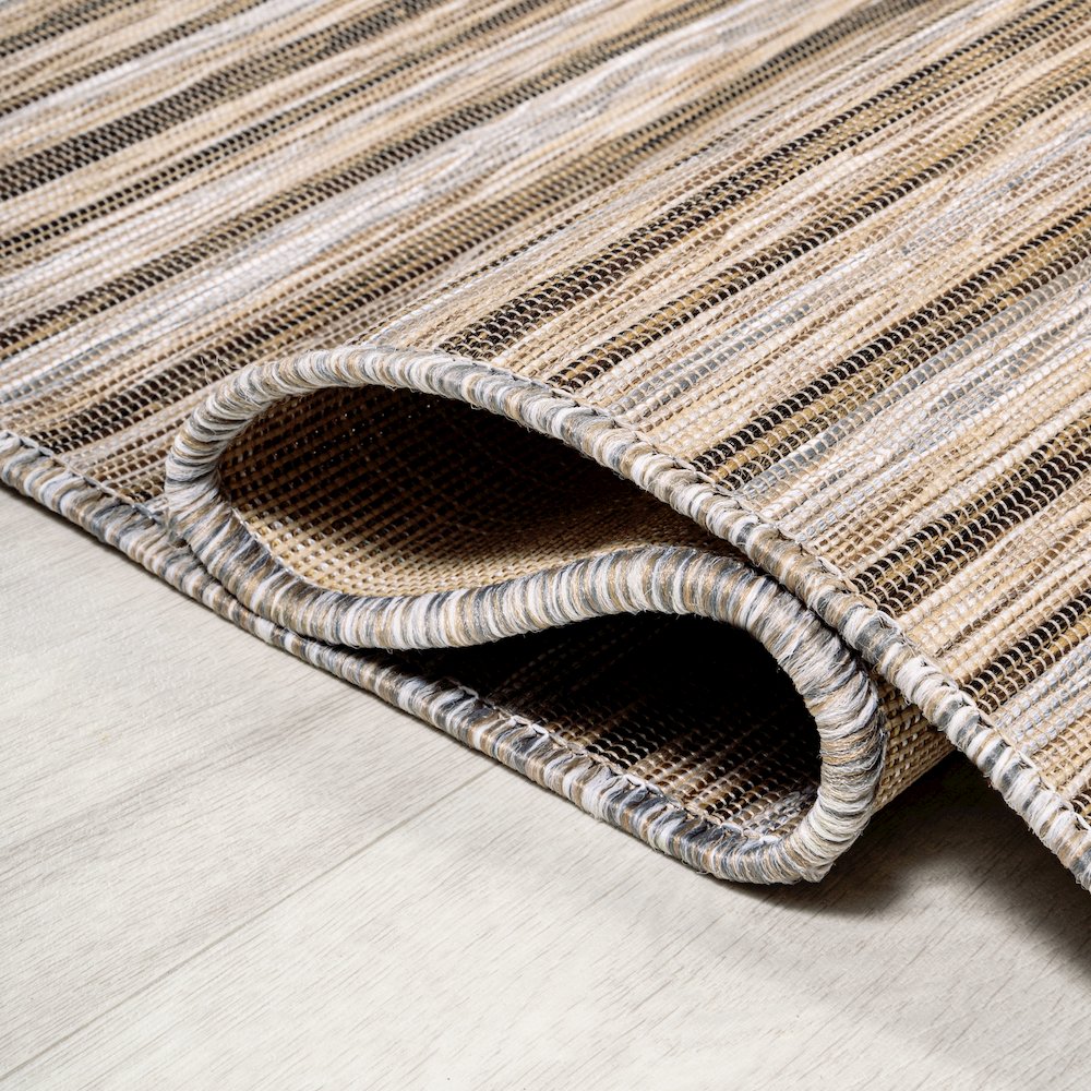 Finn Modern Farmhouse Pinstripe Area Rug. Picture 6