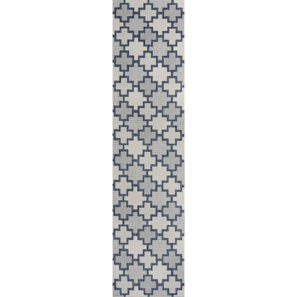 Cyrus Modern Geometric Tile Pattern Indoor/Outdoor Area Rug. Picture 3