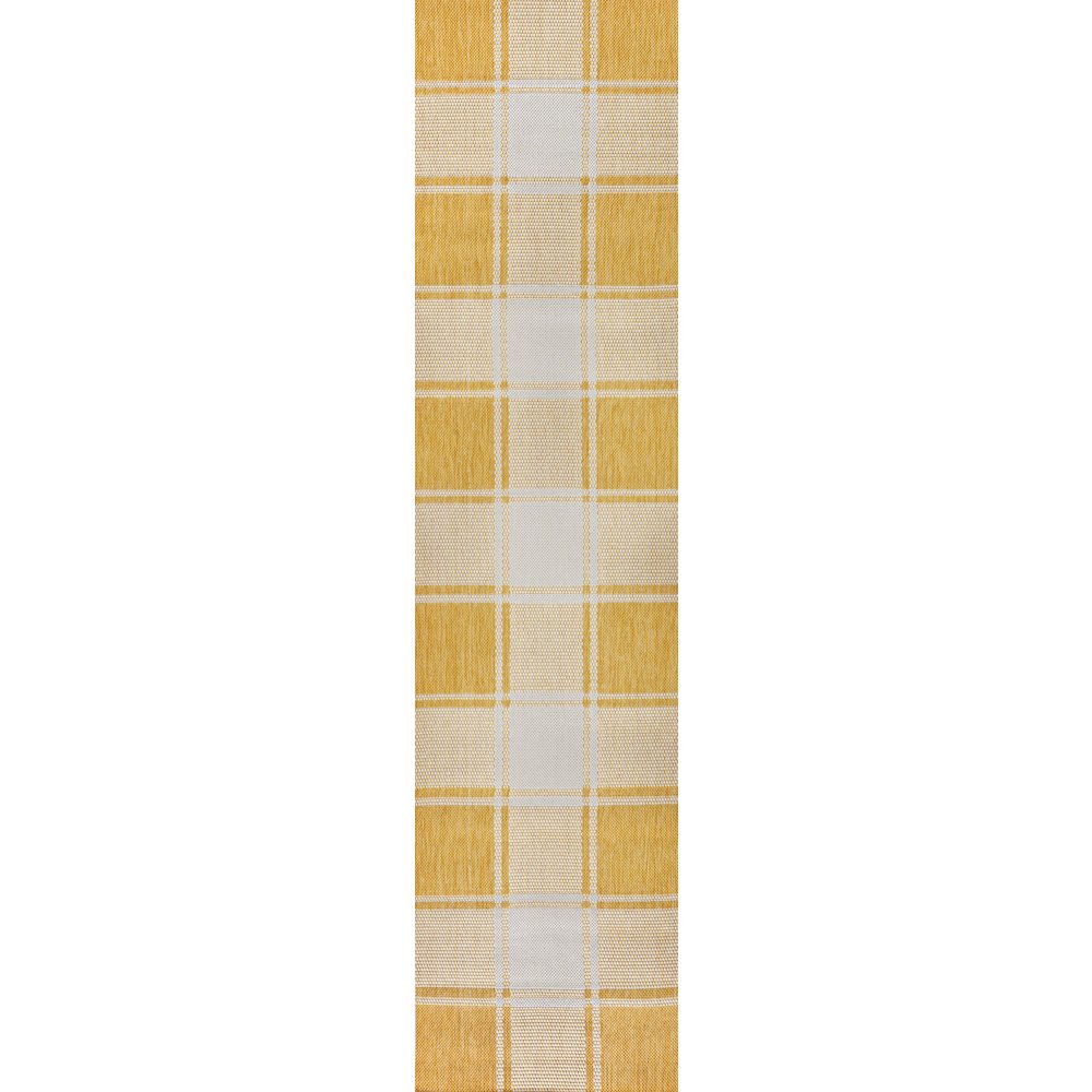 Sabine Traditional Farmhouse Bold Gingham Indoor/Outdoor Area Rug. Picture 3