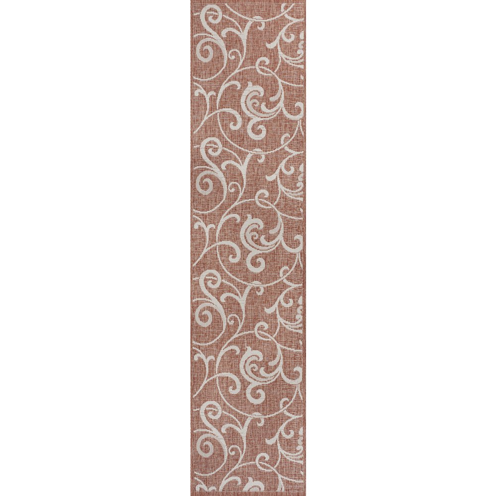 Maribel Traditional Classic All-Over Scroll indoor/Outdoor Area Rug. Picture 3