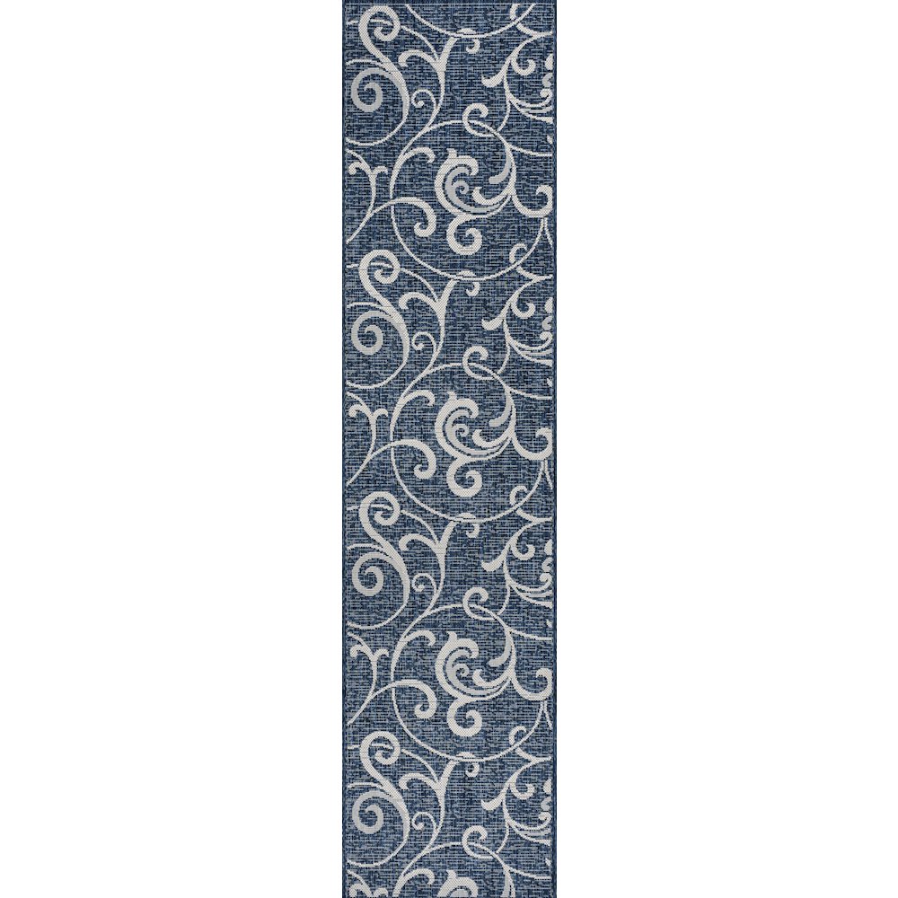 Maribel Traditional Classic All-Over Scroll indoor/Outdoor Area Rug. Picture 3