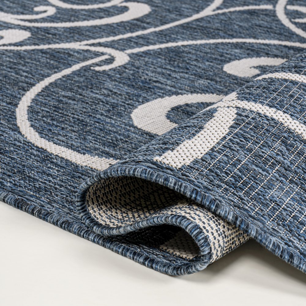 Maribel Traditional Classic All-Over Scroll Indoor/Outdoor Area Rug. Picture 5