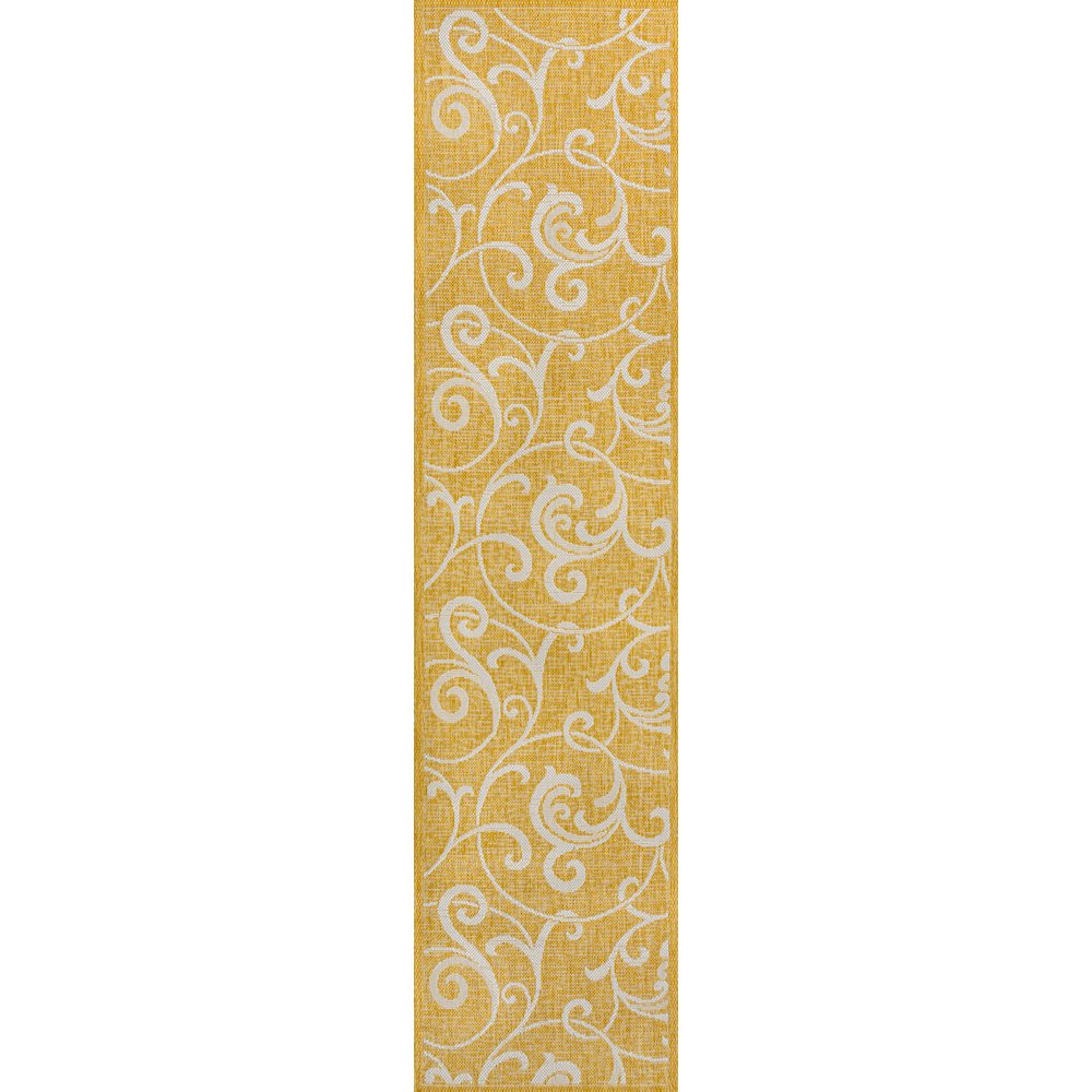 Maribel Traditional Classic All-Over Scroll indoor/Outdoor Area Rug. Picture 3