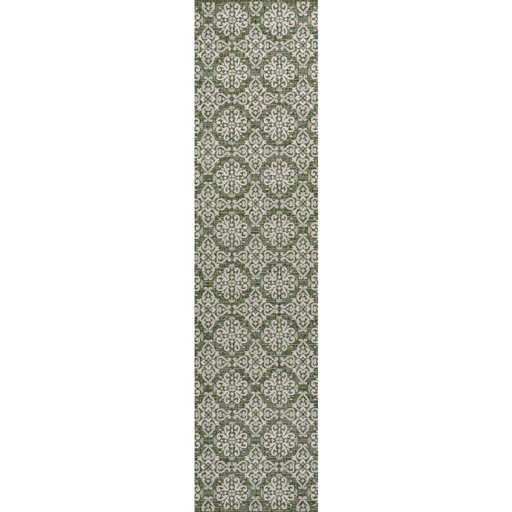 Amora Traditional Mediterranean Tile Design Indoor/Outdoor Area Rug. Picture 3