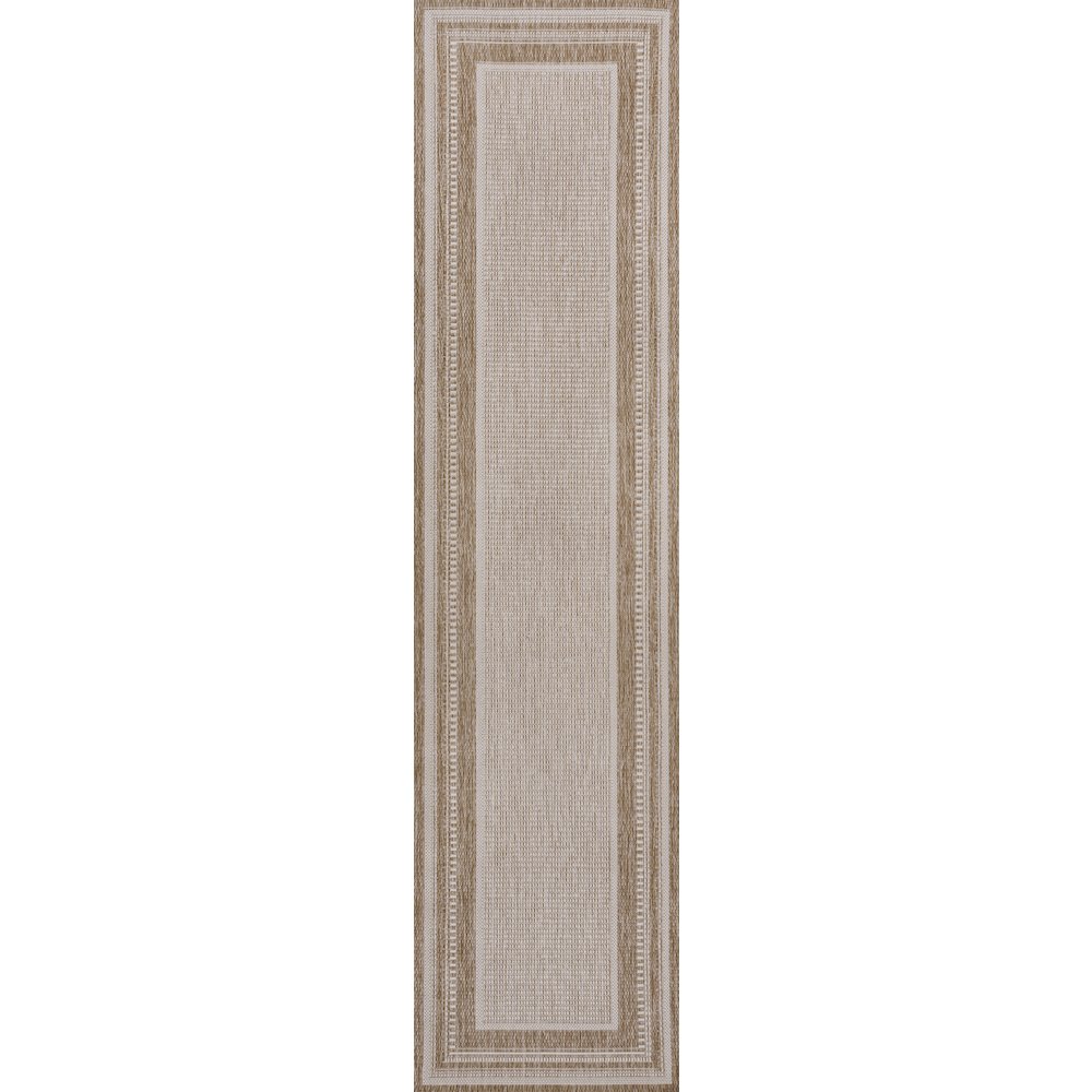 Beckett Classic Casual Border Stripe Indoor/Outdoor Area Rug. Picture 3