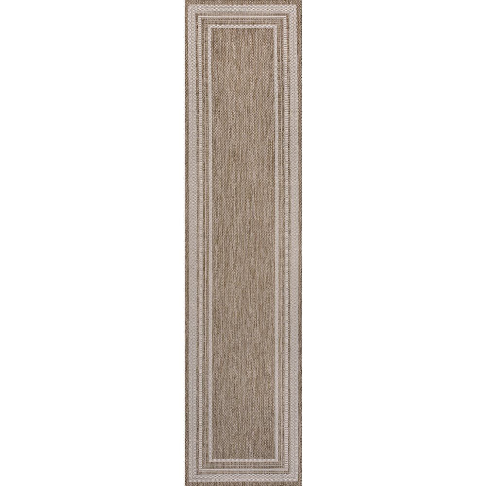 Lido Traditional Casual Pinstripe Border Indoor/Outdoor Area Rug. Picture 3